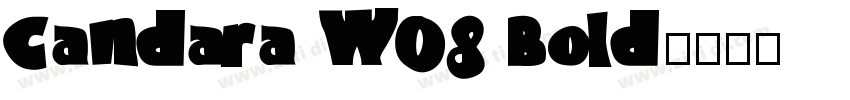 Candara W08 Bold字体转换